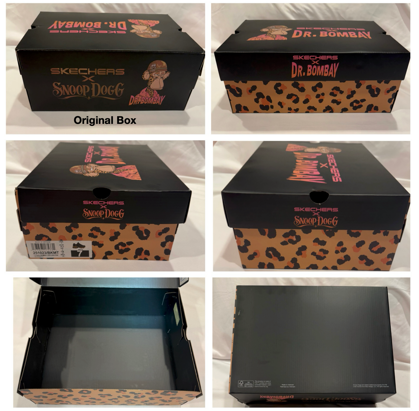 Men's Snoop Dogg | Stamina - Bombay Exploration | Size-7 | Black/Multi