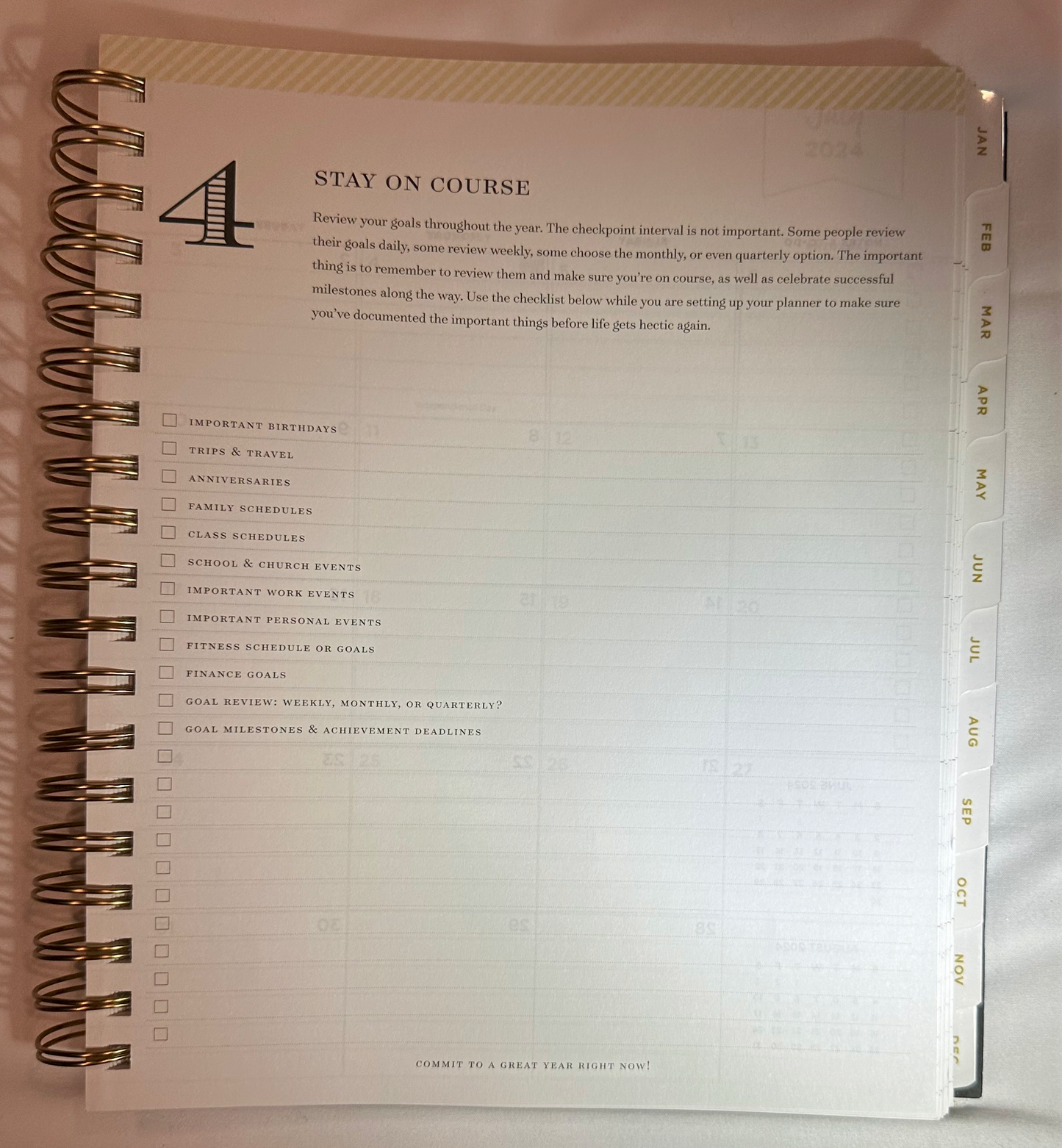 Day Designer 2025 | Large 8x10 | Daily/Monthly Planner & Gold Pen Set | Yellow