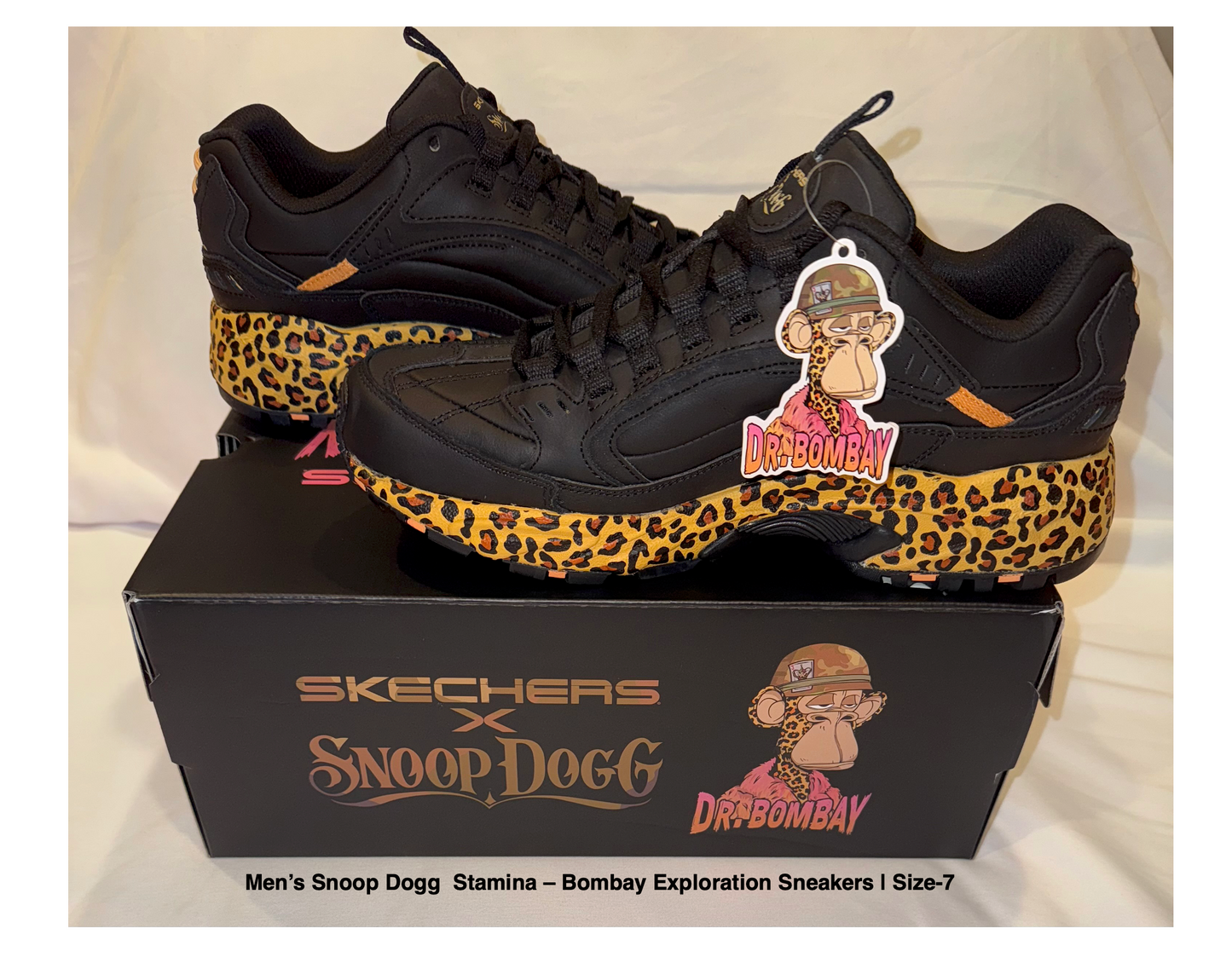 Men's Snoop Dogg | Stamina - Bombay Exploration | Size-7 | Black/Multi