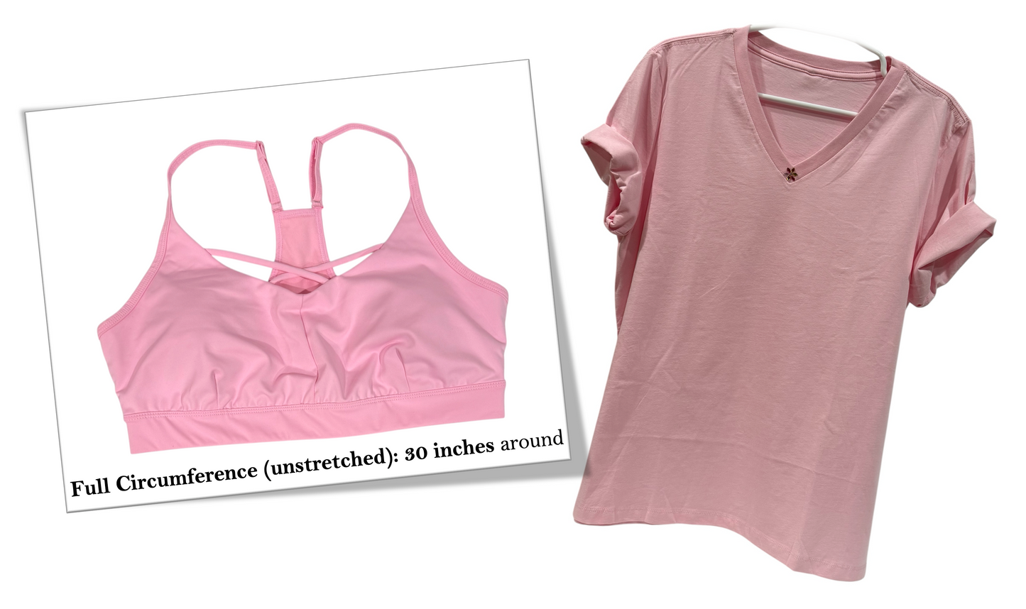 FILA Sport Pink Crisscross Back Sports Bra Set - XL | BellaRosaMariaBoutique
