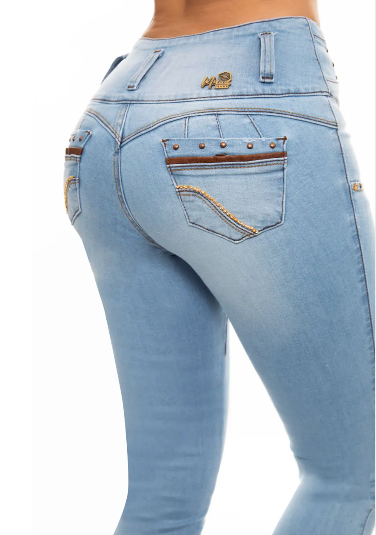 MUAA Butt Lift Columbian Skinny Jeans - Size 11/12 (Small - JS) - Great Deal!