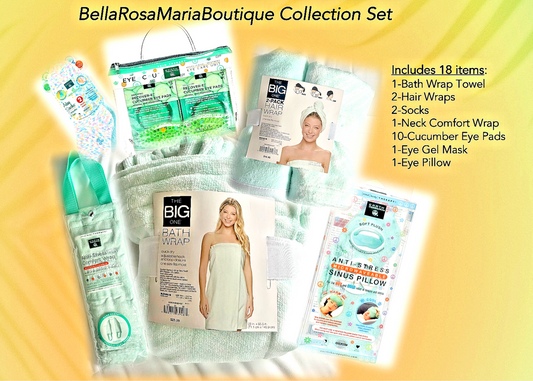 BellaRosaMariaBoutique | Spa Collection Set | 18 Piece Set | Bundle Set | 40% Off