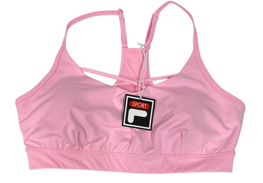 FILA Sport Pink Crisscross Back Sports Bra Set - XL | BellaRosaMariaBoutique | 40% Off