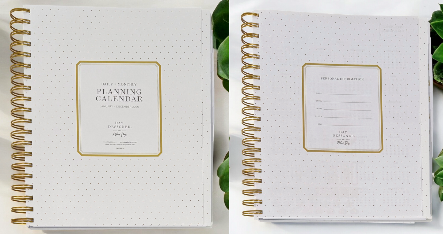 2026 Aurora Tropical Gradient Daily/Monthly Planner Gift Set – BellaRosaMariaBoutique™ Exclusive