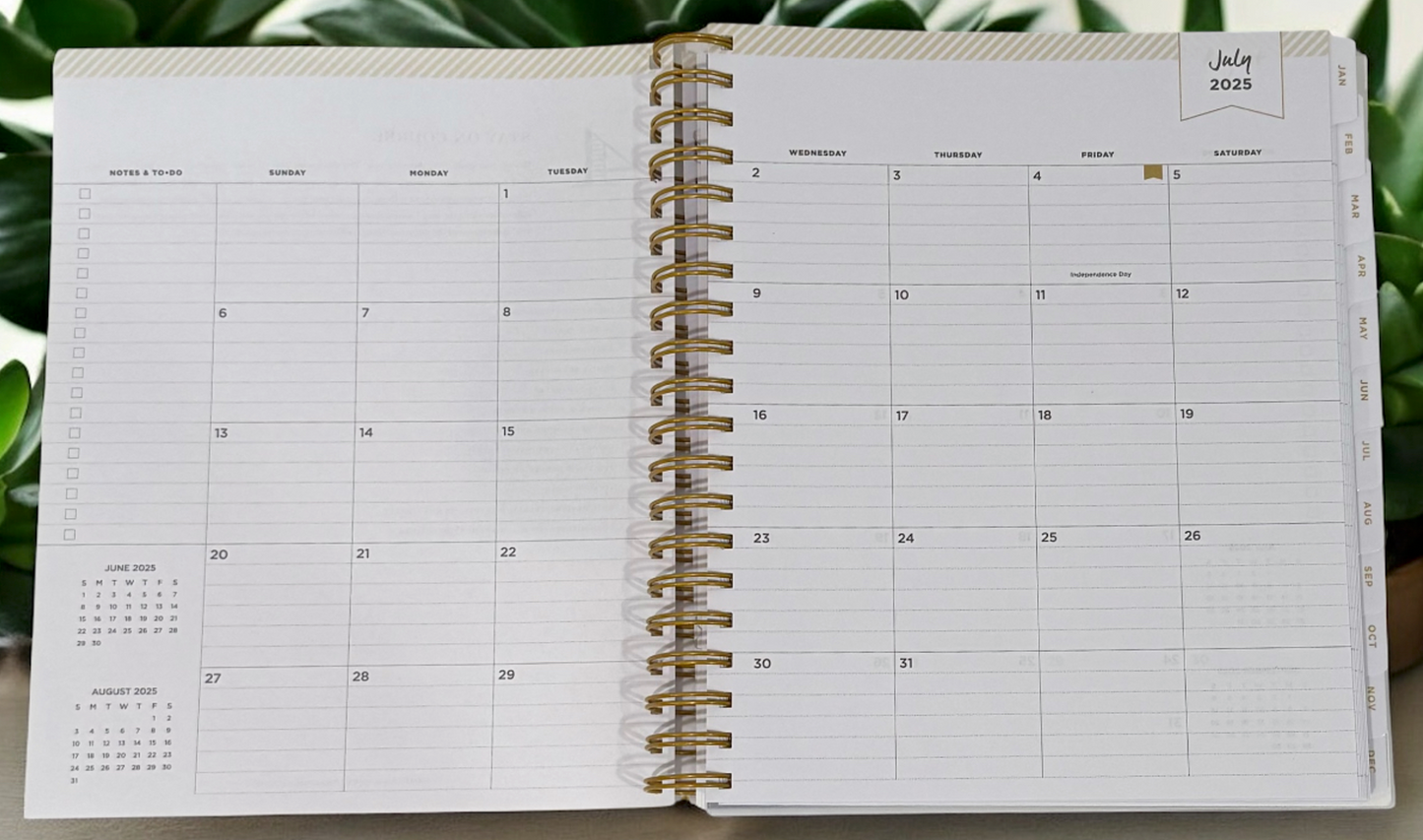 2026 Aurora Tropical Gradient Daily/Monthly Planner Gift Set – BellaRosaMariaBoutique™ Exclusive